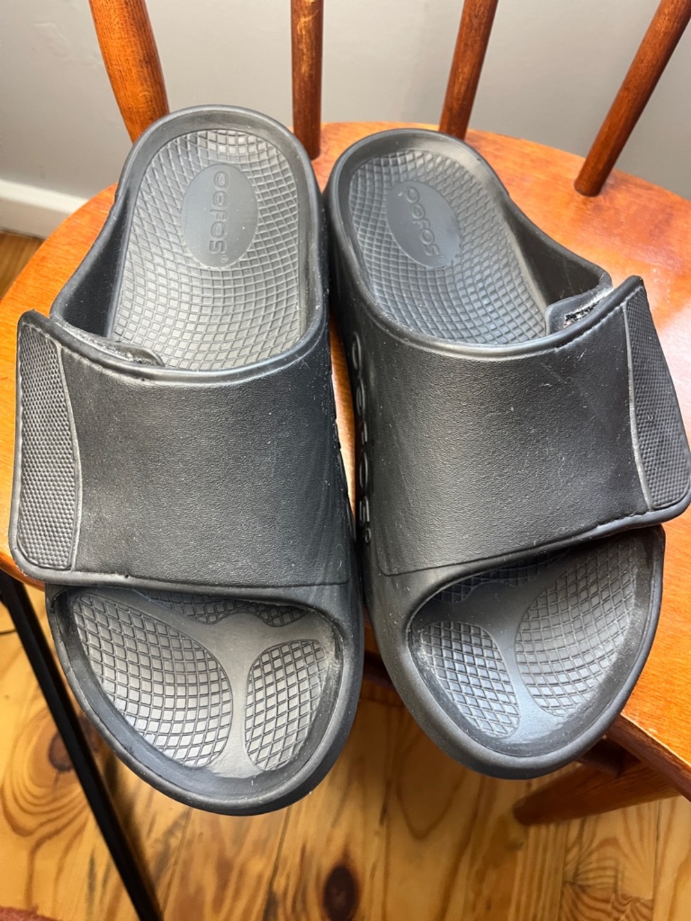 OOFOS OOahh Sport Flex Recovery Slides Men’s size 8 Wome’s Size 10 - Picture 7 of 9
